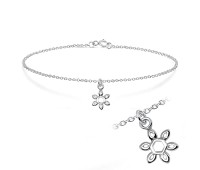 Snowflake Silver Bracelet BRS-196